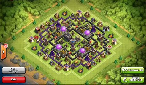 For the Clan Capital version, see Capital Hall. . Level 9 town hall base